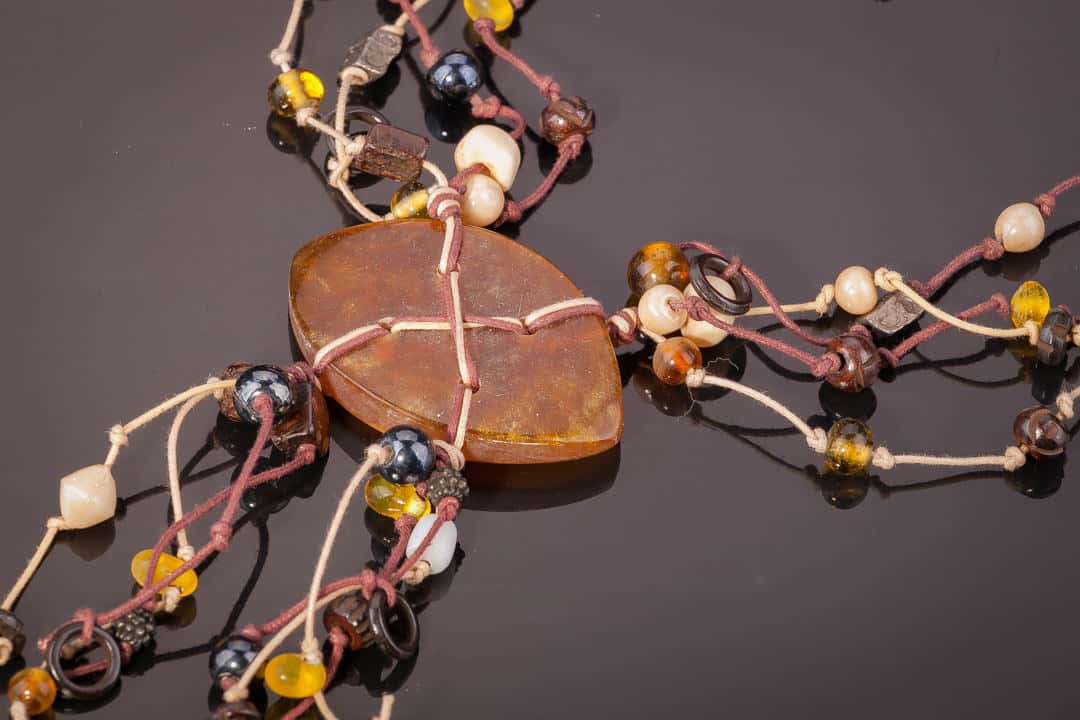 Biżuteria indyjska -naszyjnik – miniatura 3