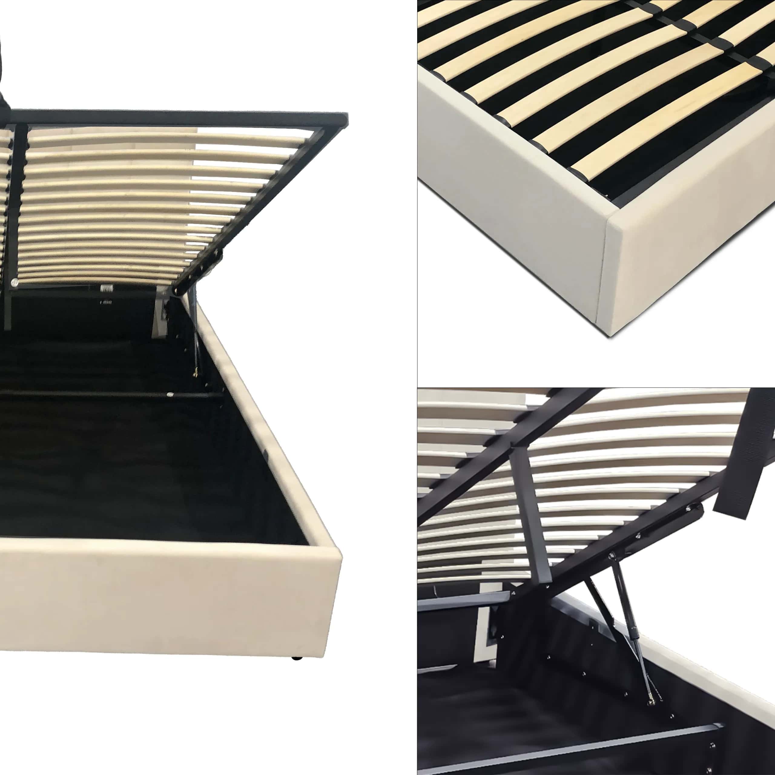 LT102 Łóżko Vertica 160x2x117 taupe – miniatura 5