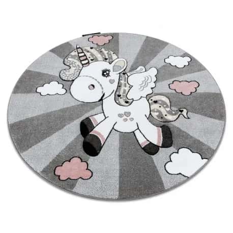 Dywan PETIT UNICORN JEDNOROŻEC koło – miniatura 1