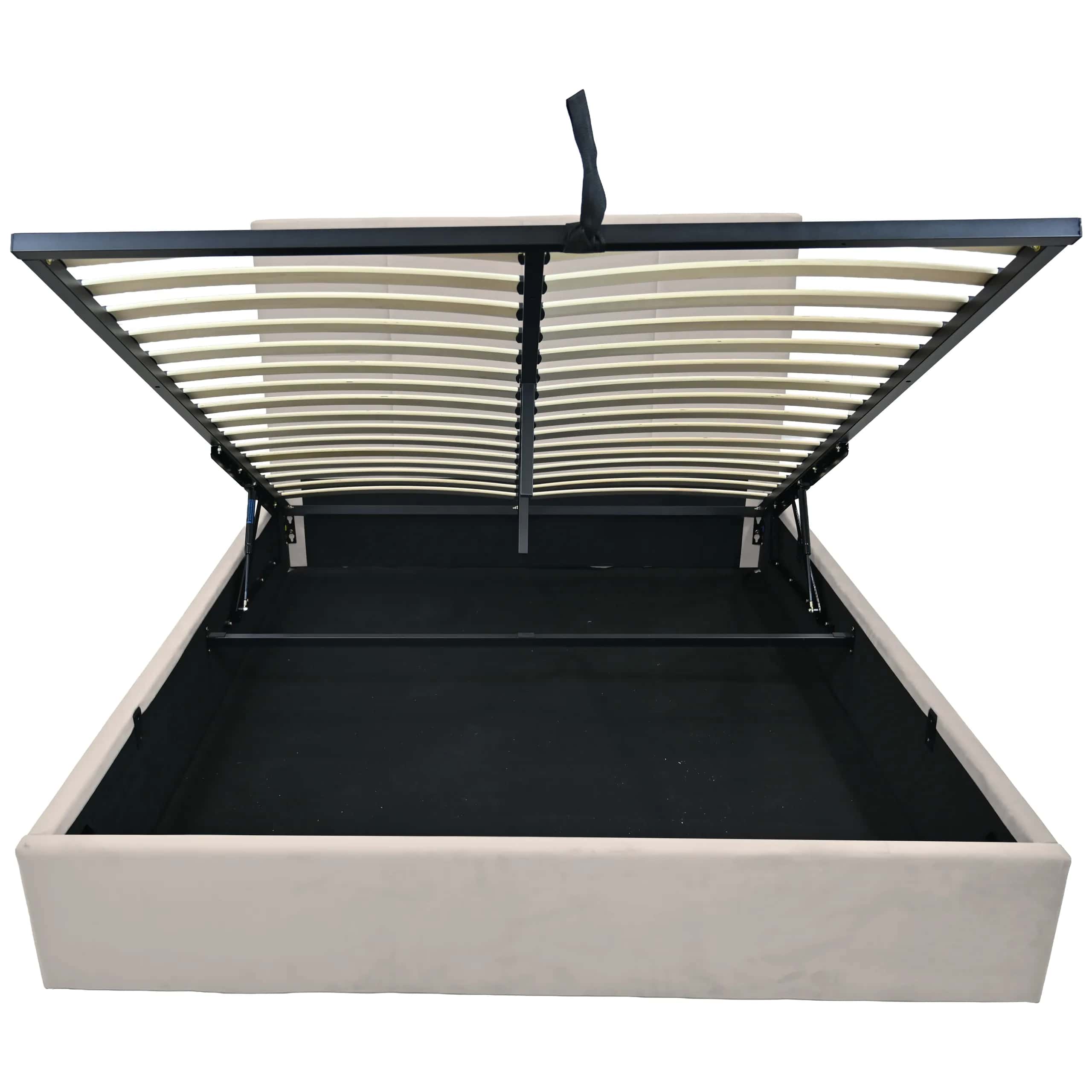 LT103 Łóżko Quadro 160x2x117 taupe – miniatura 7