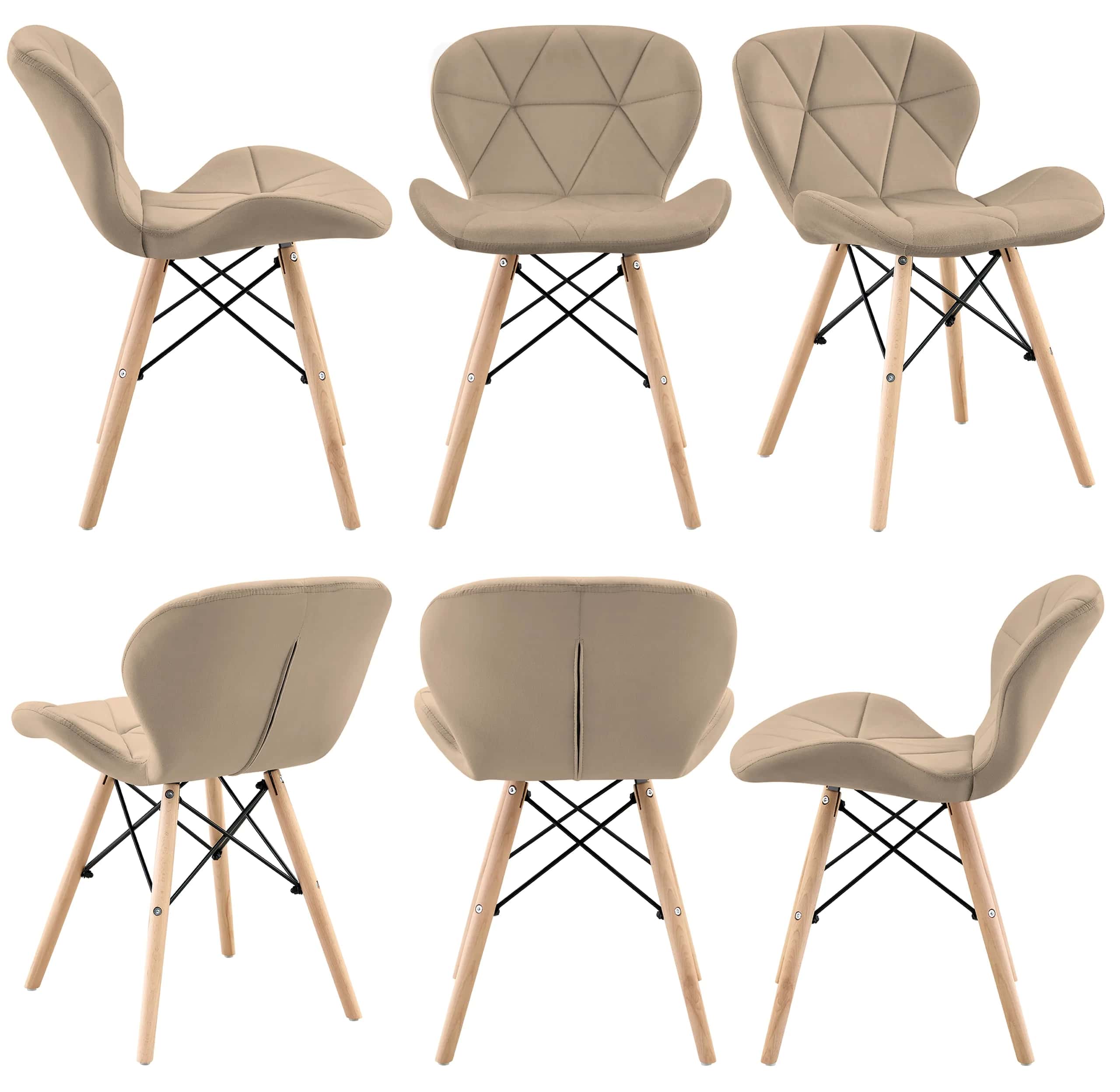 Krzesło Zoe 2 taupe – miniatura 5