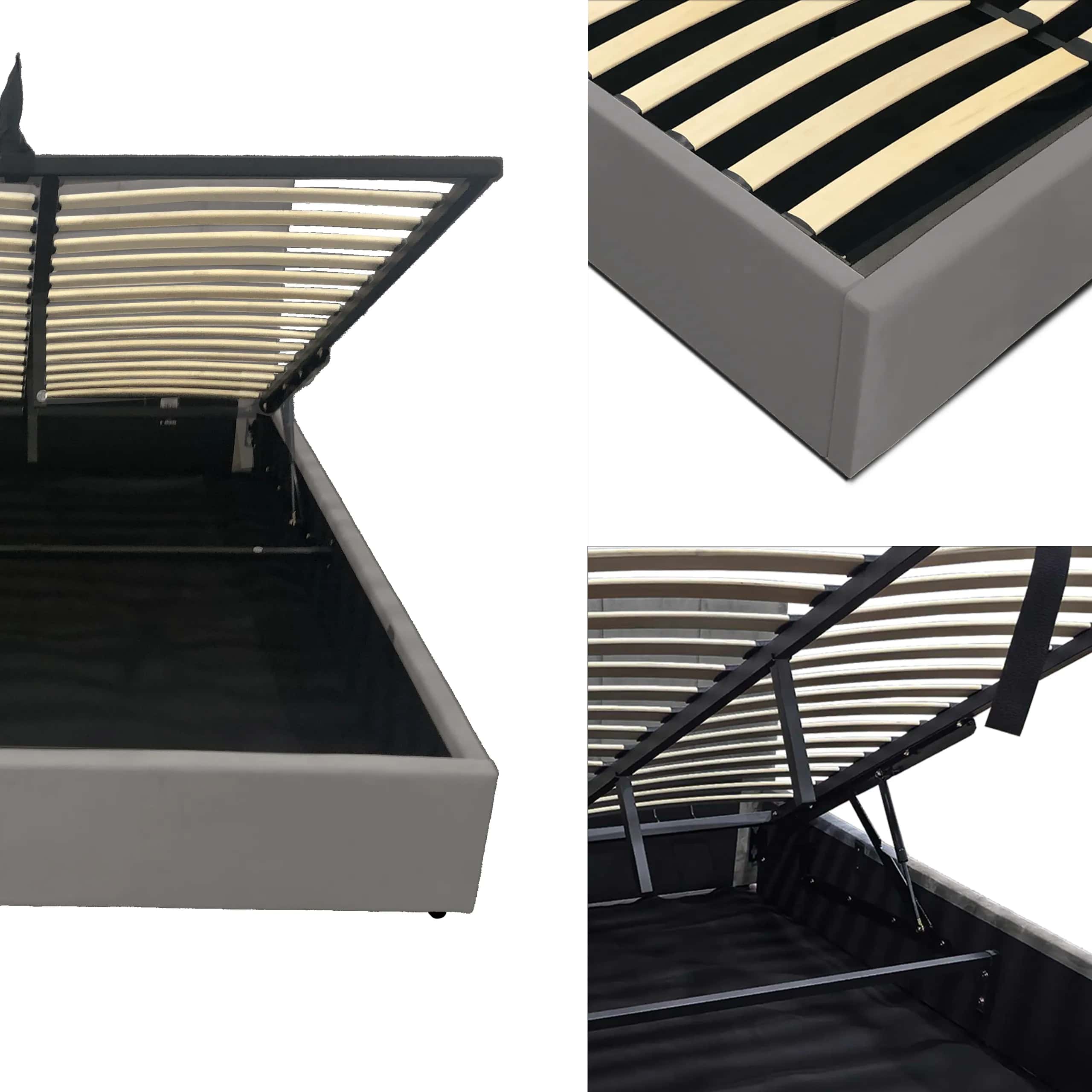 LT102 Łóżko Vertica 140x2x117 szary – miniatura 6