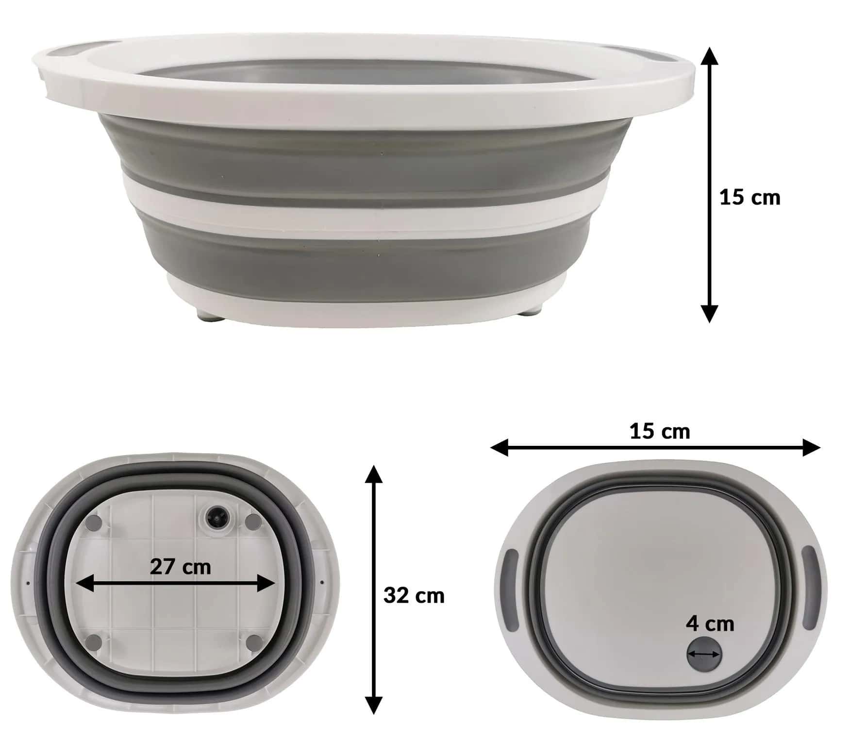 SIL02 Miska z korkiem 15L składana – miniatura 6