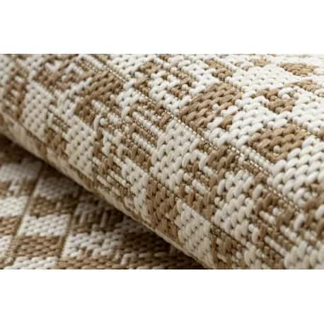 Dywan sizal FLAT 48955265 Geometryczny - beż naturalny kolor słomkowy, sznurkowy – miniatura 5