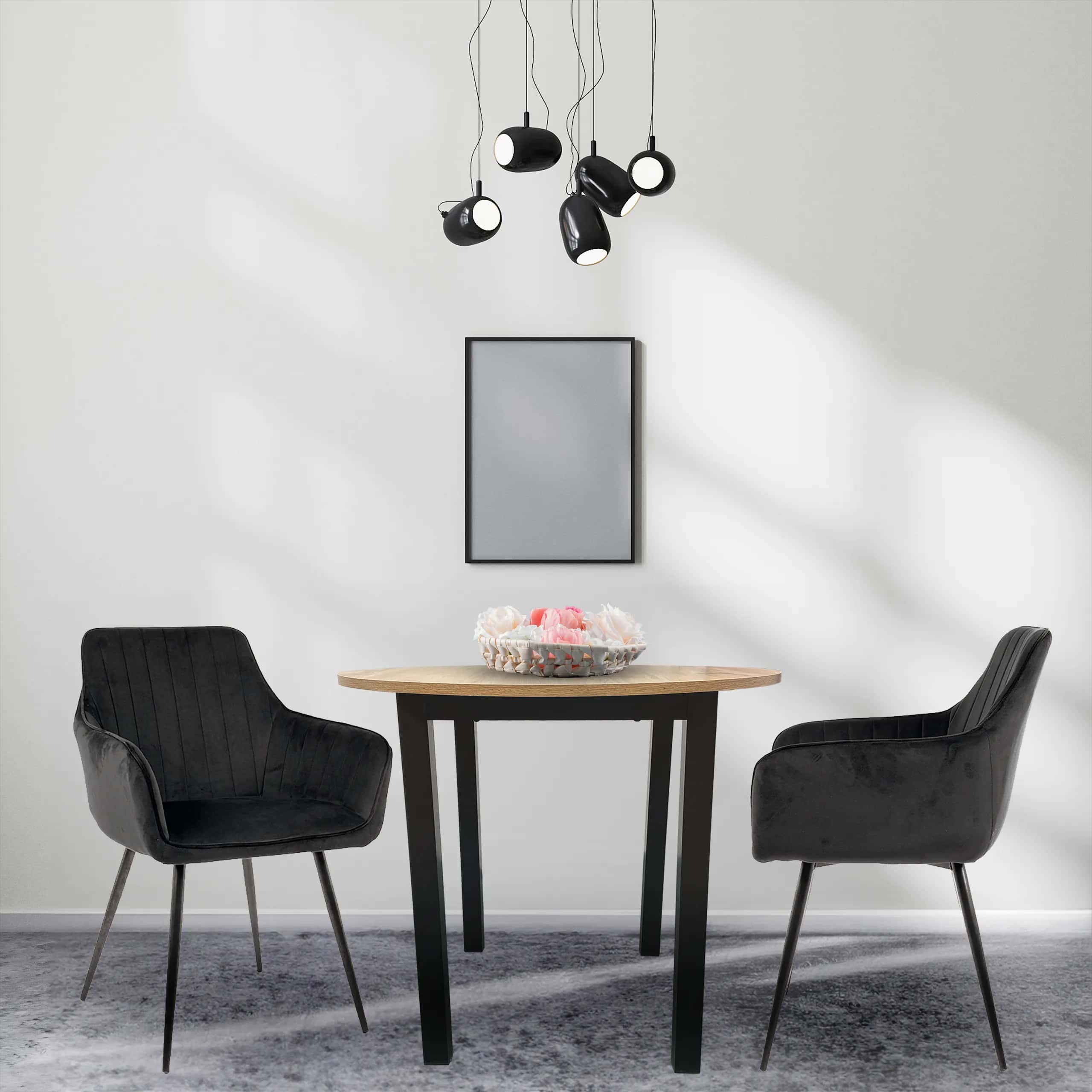 SJ210D Stół Wiktor fi100x76cm Dąb – miniatura 6