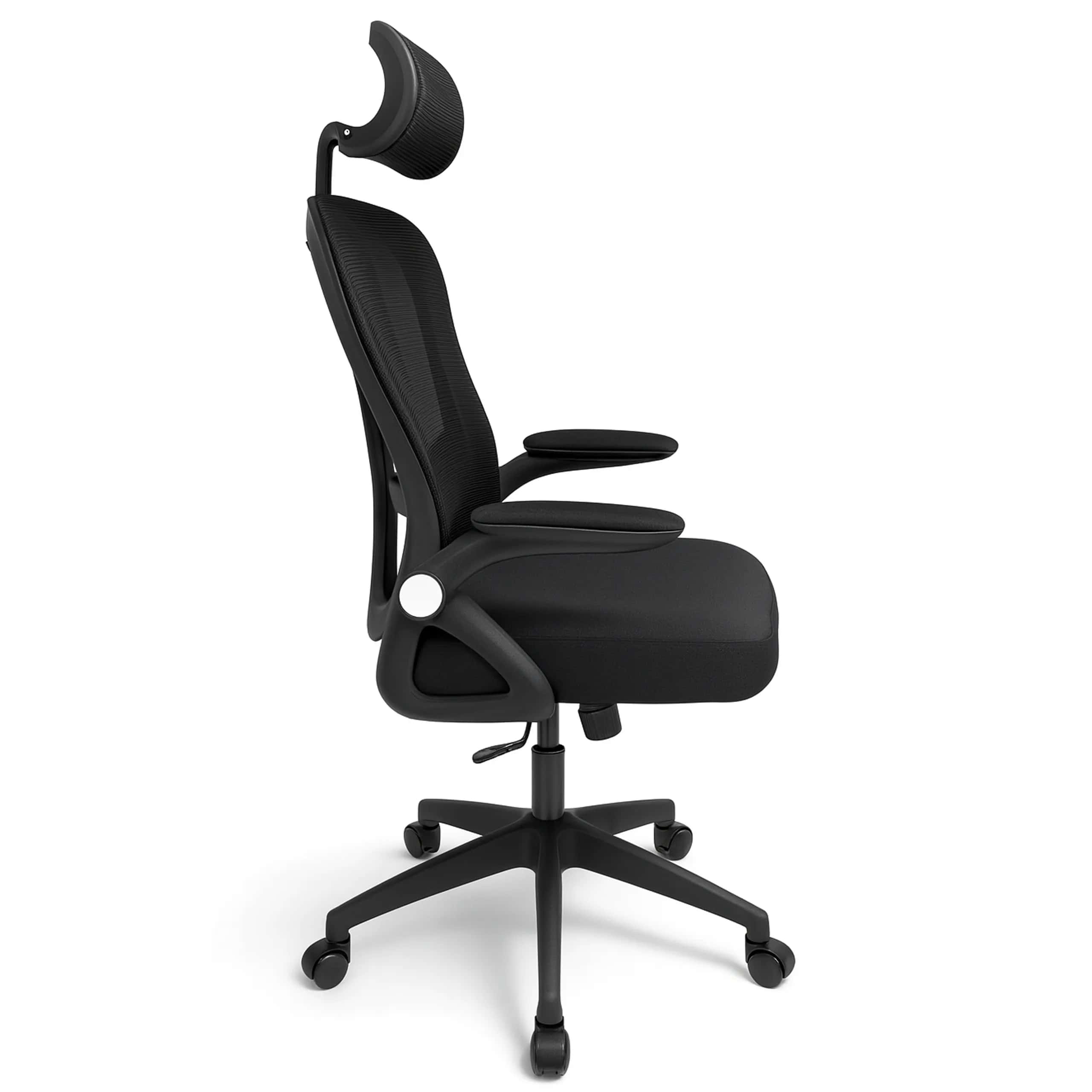 KB109 Krzesło biurowe CZARNY – miniatura 3