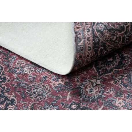 Dywan do prania ANDRE 2288 Orientalny vintage, antypoślizgowy - bordo / szary – miniatura 5