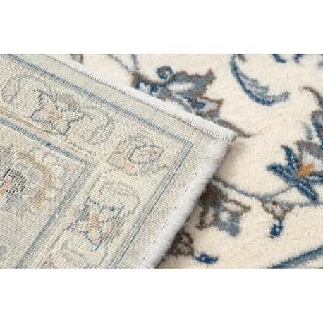 Dywan NAIN Ornament, ramka 7335/51635 beż / niebieski – miniatura 3