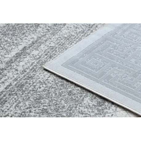 Dywan NOBLE nowoczesny 1512 64 Ramka, grecki vintage przecierany - Strukturalny, dwa poziomy runa krem / szary – miniatura 3