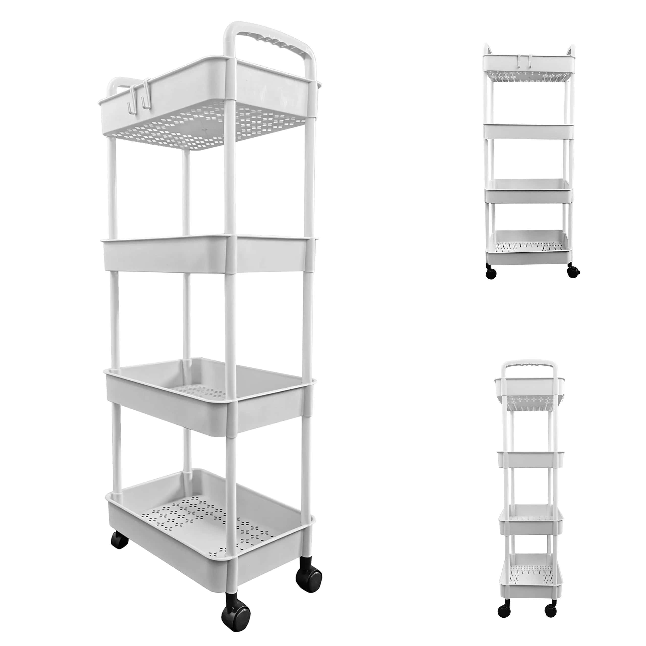 Wózek plastikowy CONRAD 4 100 biały – miniatura 11