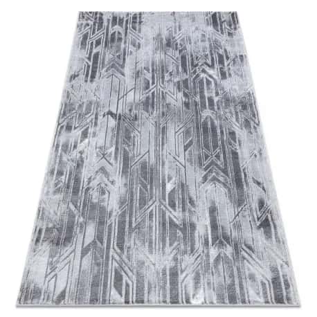 Dywan MEFE nowoczesny B402 - Strukturalny, dwa poziomy runa ciemno – miniatura 1