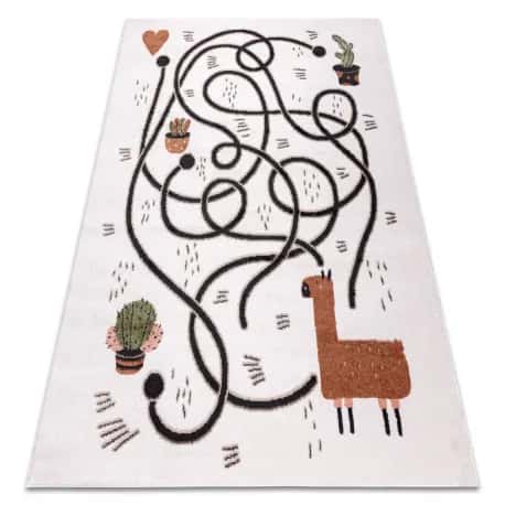 Dywan FUN Game dla dzieci, gra, lama – miniatura 1