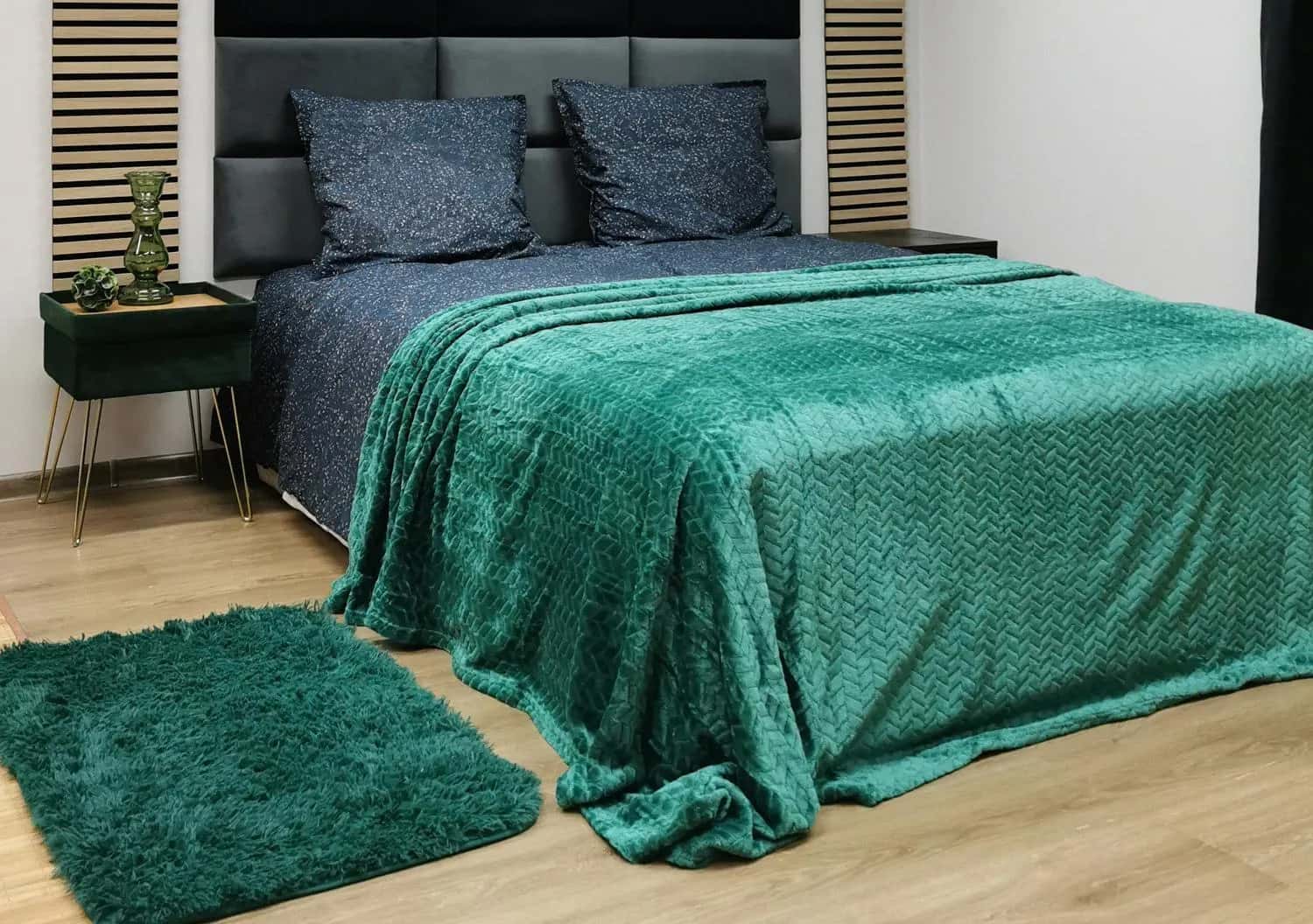 Koc FUERO 200x220 C.ZIELONY – miniatura 2