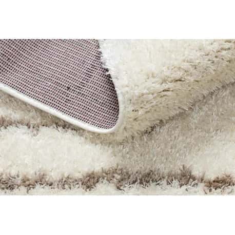 Dywan FLUFFY 2371 shaggy paski - krem / beż – miniatura 4