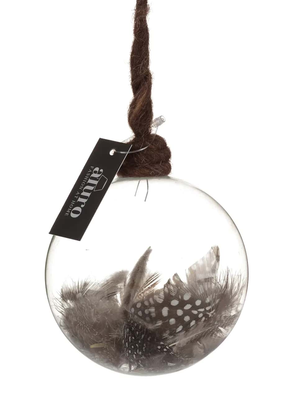 Bombka szkl.na sznurze BATIK natural mix_Aluro – miniatura 4