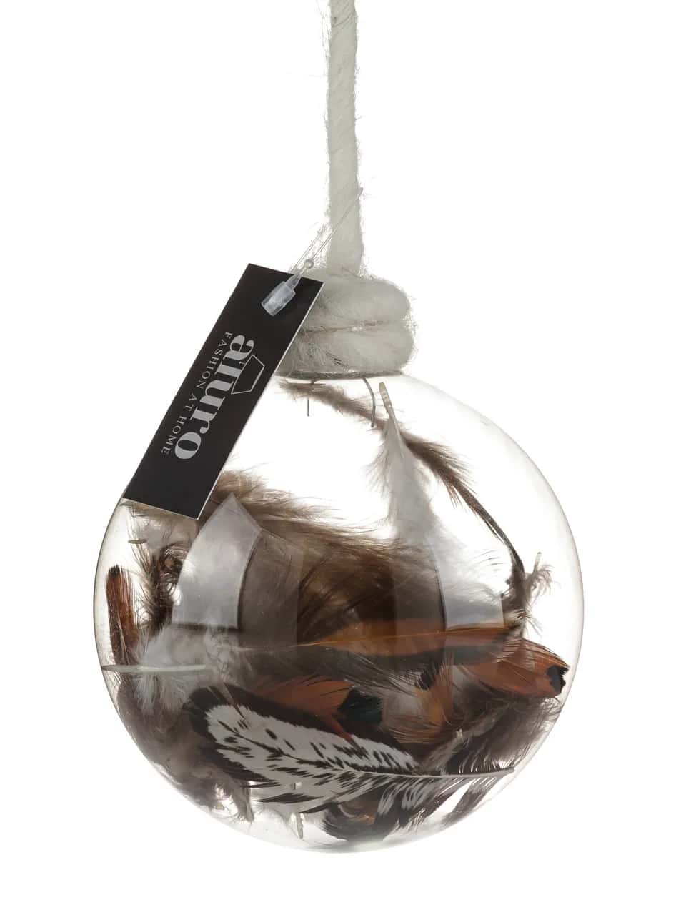 Bombka szkl.na sznurze BATIK natural mix_Aluro – miniatura 5