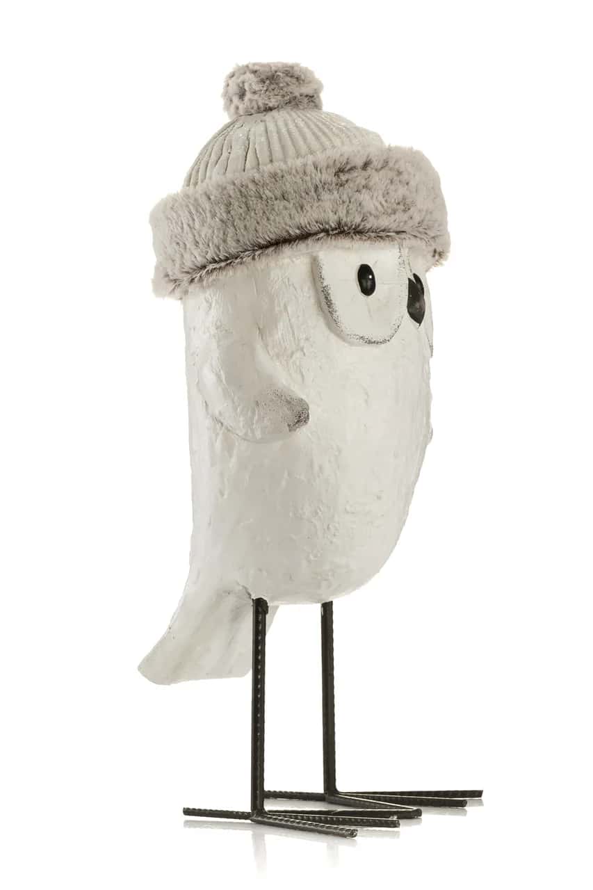Figurka sowa zimowa SNOWY 52 cm – miniatura 2