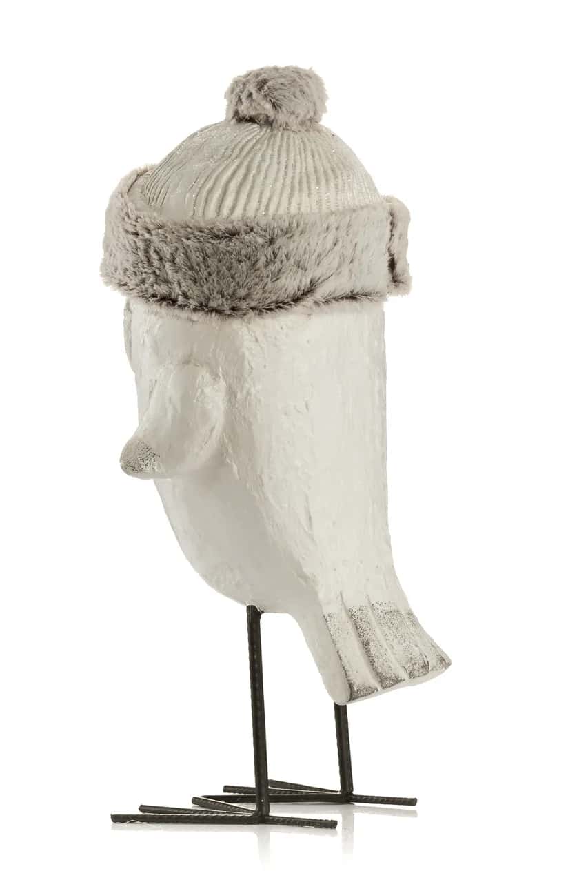 Figurka sowa zimowa SNOWY 52 cm – miniatura 3