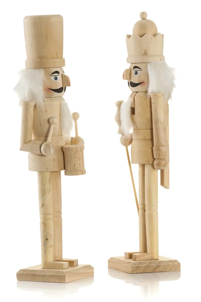 Dziadek do orzechów drewniany GUSTAW 38 cm – miniatura 2