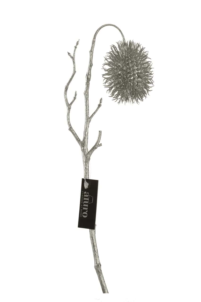 Sztuczny oset srebrny CARLINA 45 cm – miniatura 3