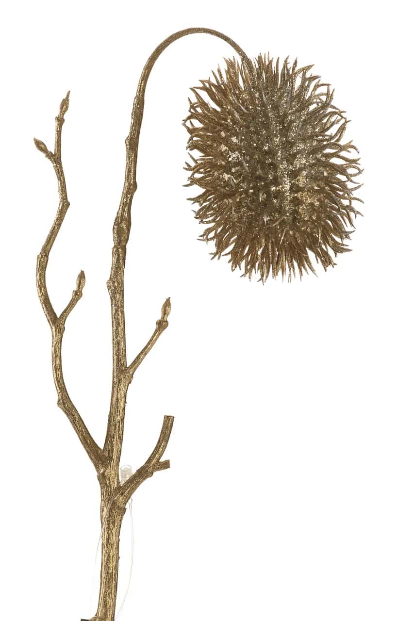 Sztuczny oset złoty CARLINA 45 cm – miniatura 2