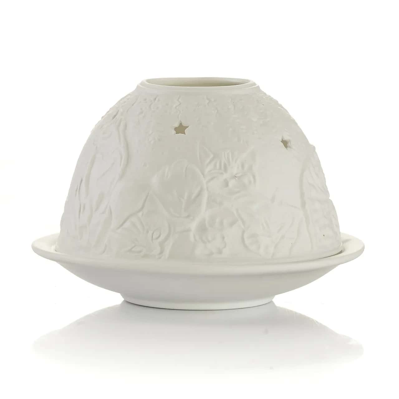 Lampion porcelanowy z kotami MILA – miniatura 2