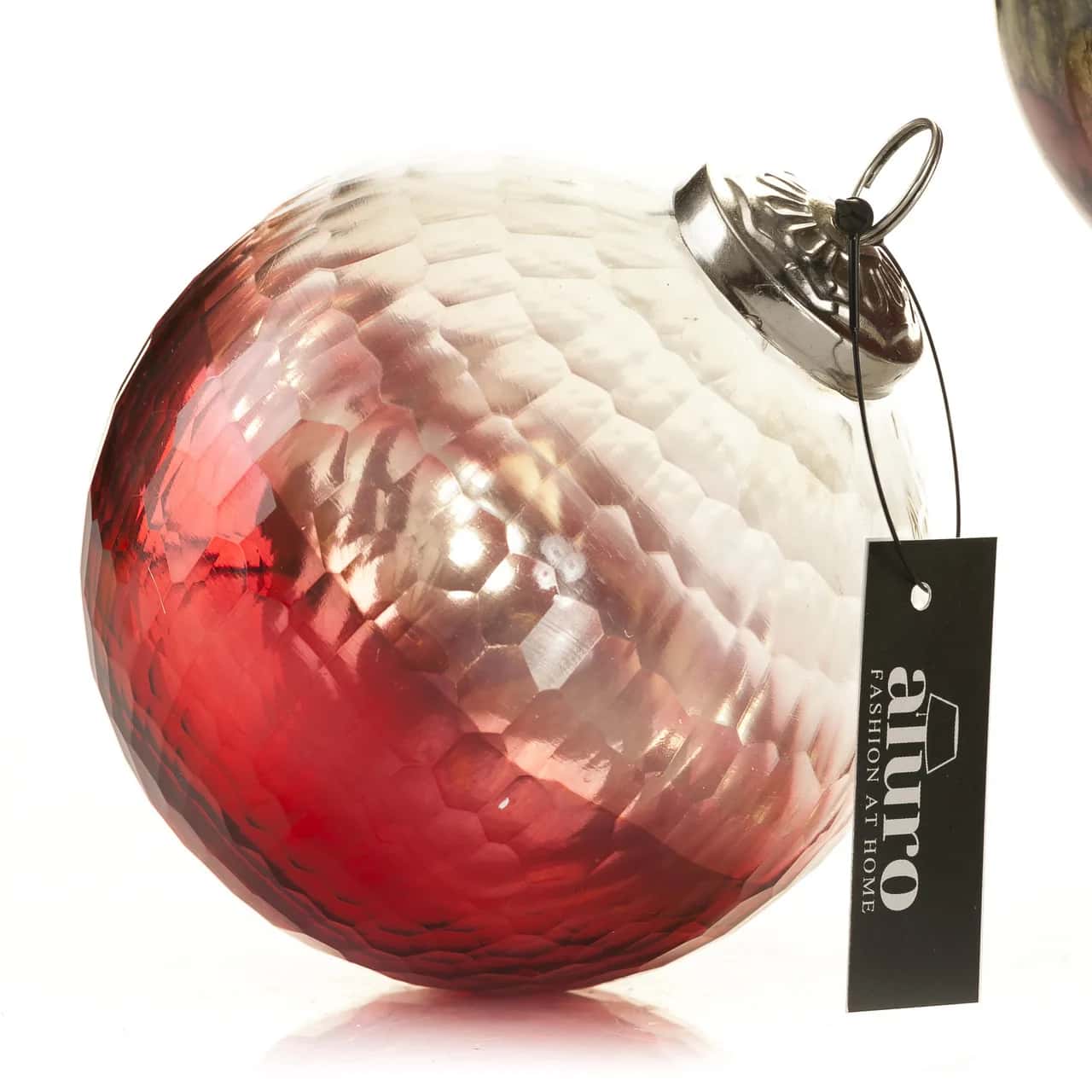 Bombka szklana PERLA 10 cm – miniatura 4