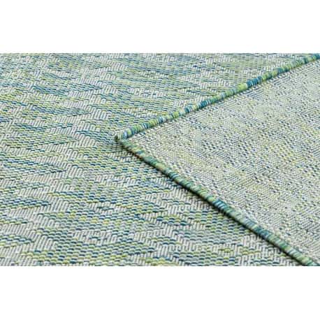Dywan SZNURKOWY SIZAL SION Romby 22184 płaskie tkanie zielony / niebieski / ecru – miniatura 3
