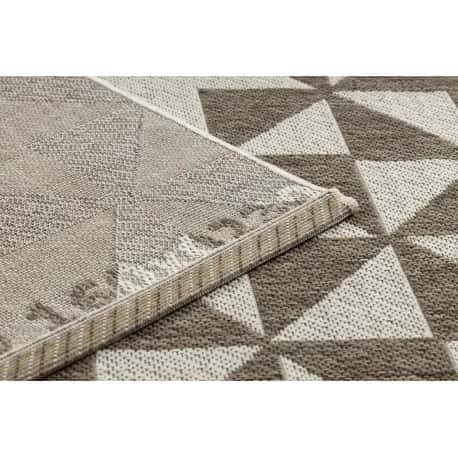 DYWAN SZNURKOWY SIZAL FLOORLUX 20489 champagne / taupe TRÓJKĄTY – miniatura 4
