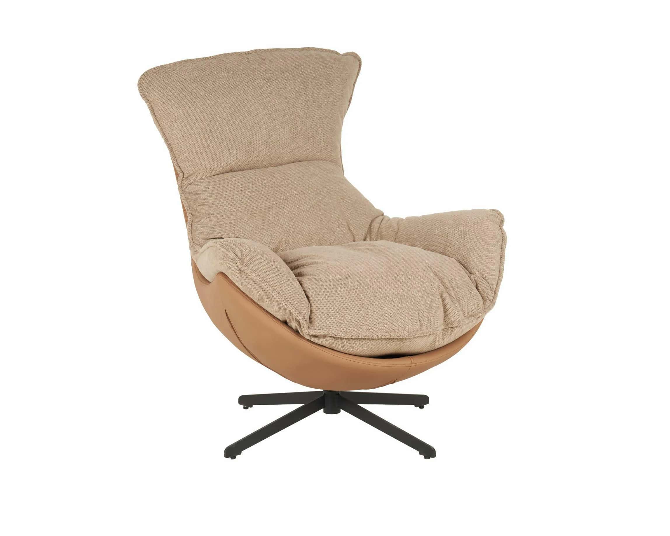 FO105 FOTEL JASPER 3D Beżowy – miniatura 1