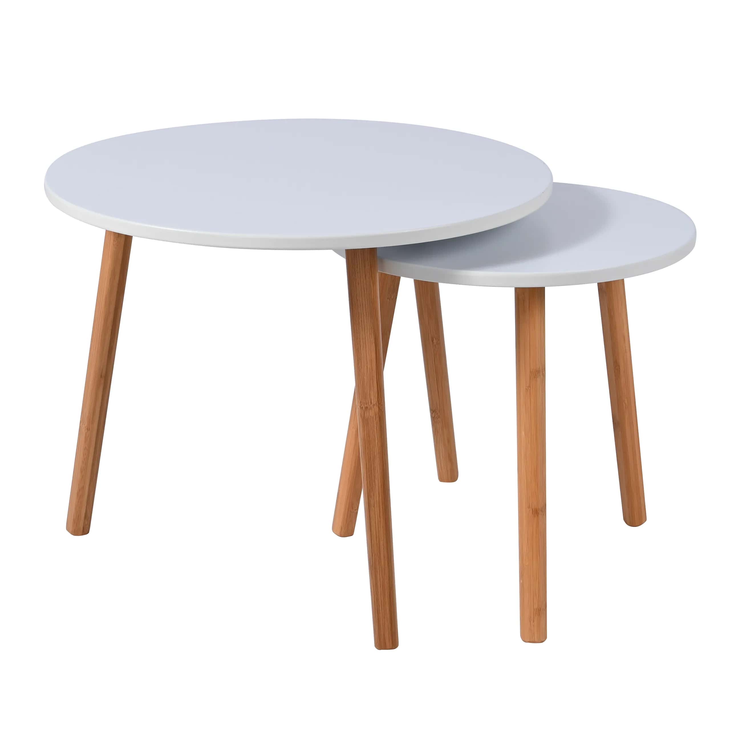 SK118B Stoliki kaw 40x40/55x45 BIAŁY KKK – miniatura 5
