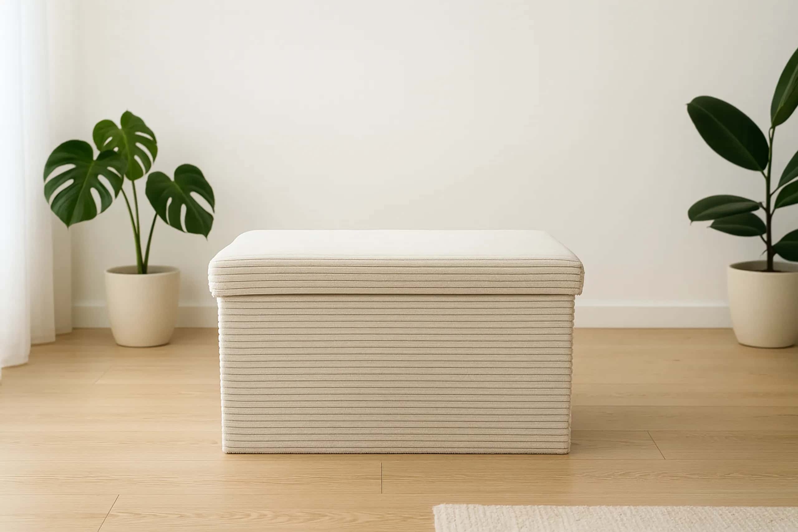 Pufa LAMPAS DUO 60x30x30cm Taupe – miniatura 2