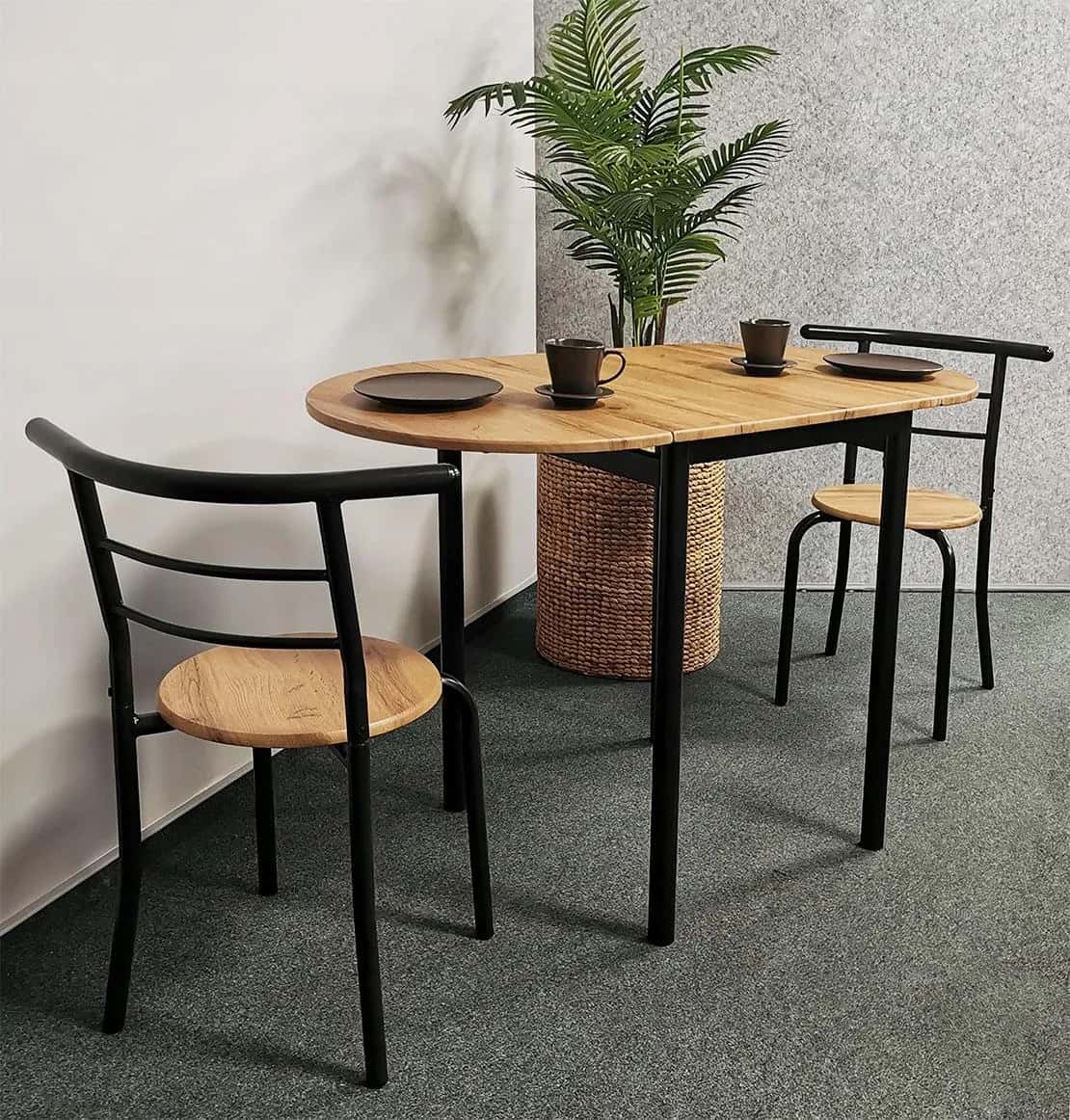 Zestaw REIN stół 115(55)x76x60; krzesło – miniatura 8