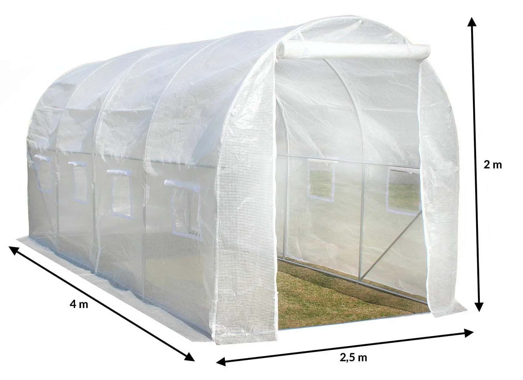Tunel ogrodowy 300x200x200 cm 19mm BIAŁY – miniatura 4