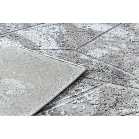Dywan NOBLE nowoczesny 1515 64 Marmur, geometryczny - Strukturalny, dwa poziomy runa krem / szary – miniatura 3