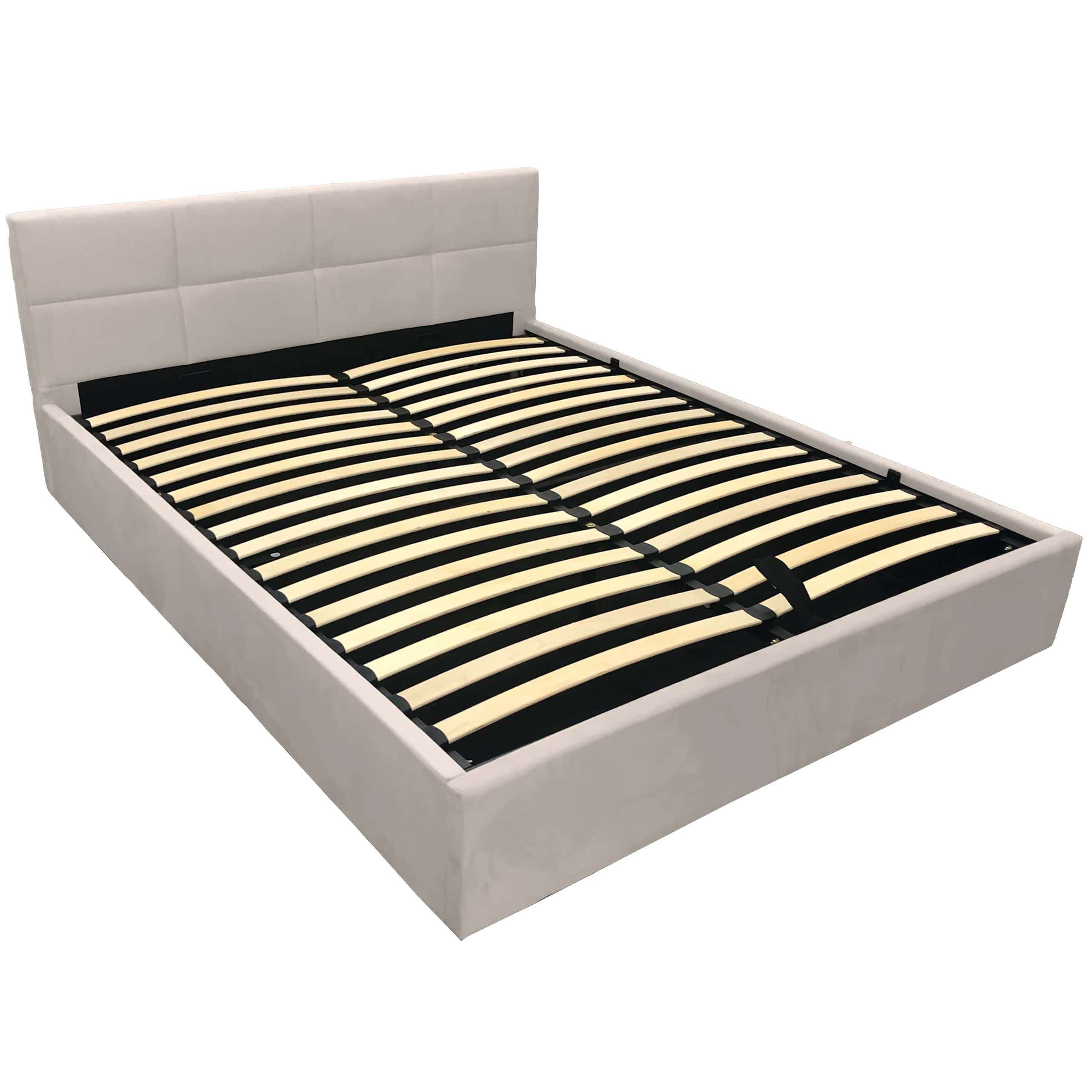 LT103 Łóżko Quadro 160x2x81 taupe – miniatura 7