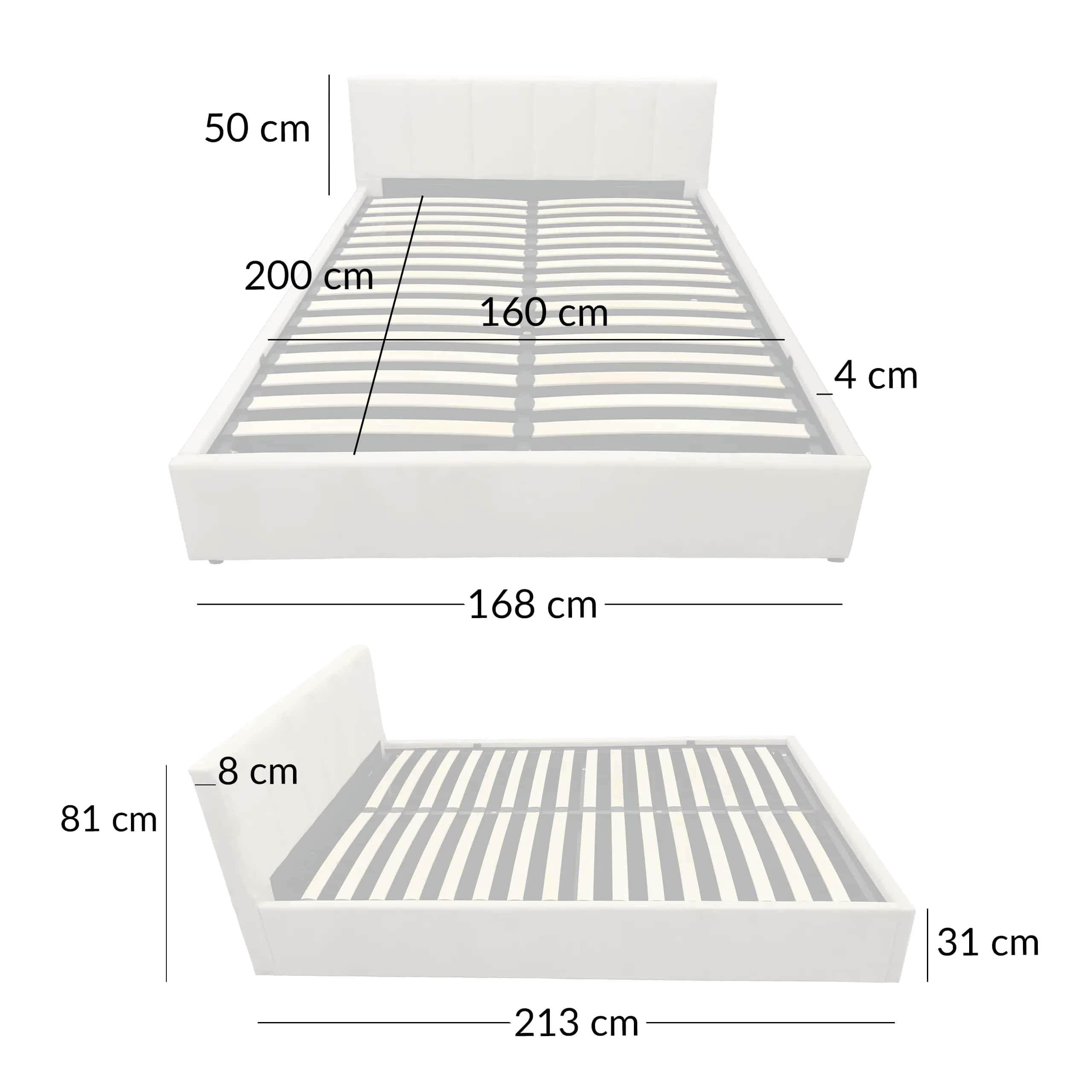 LT102 Łóżko Vertica 160x2x81 – miniatura 8