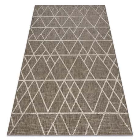 DYWAN SZNURKOWY SIZAL FLOORLUX 20508 taupe / champagne TRÓJKĄTY – miniatura 1