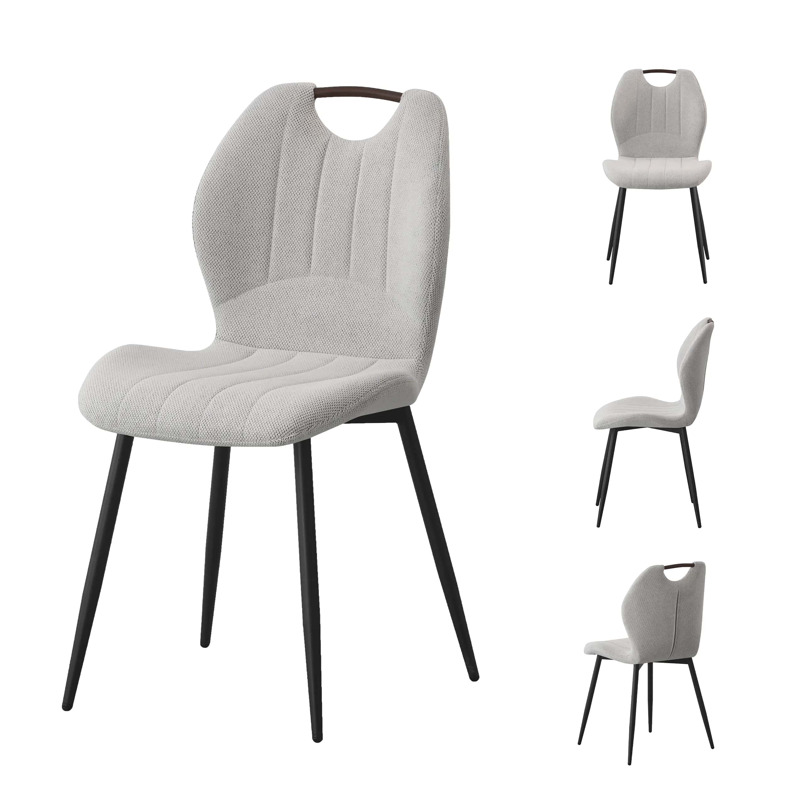KT121 Krzesło Aria 3D Beż – miniatura 4