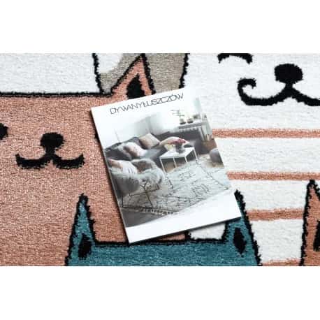 Dywan FUN Gatti dla dzieci, koty, kotki różowy – miniatura 2
