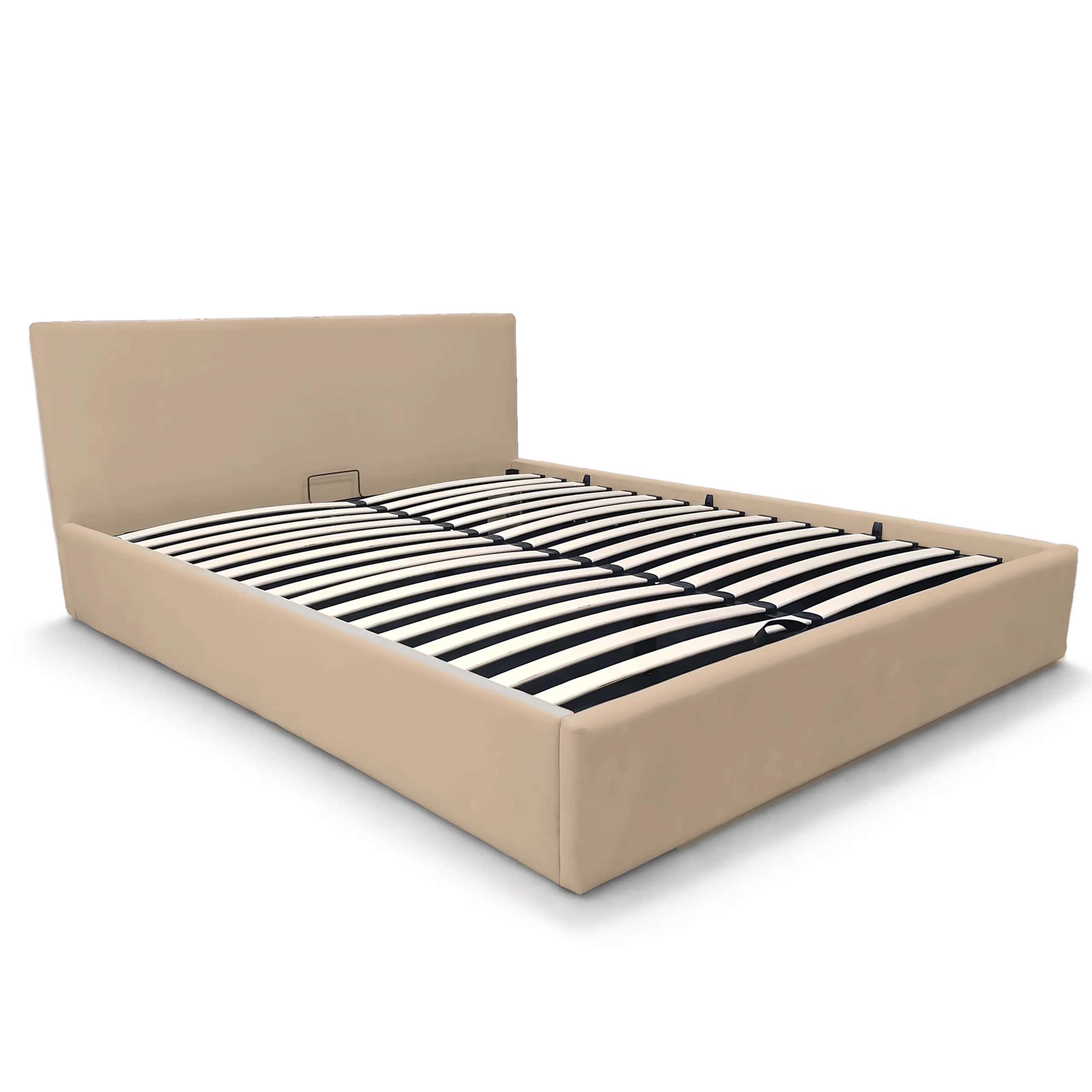 LT101 Łóżko Velio 160x2x80 złoty brąz – miniatura 2