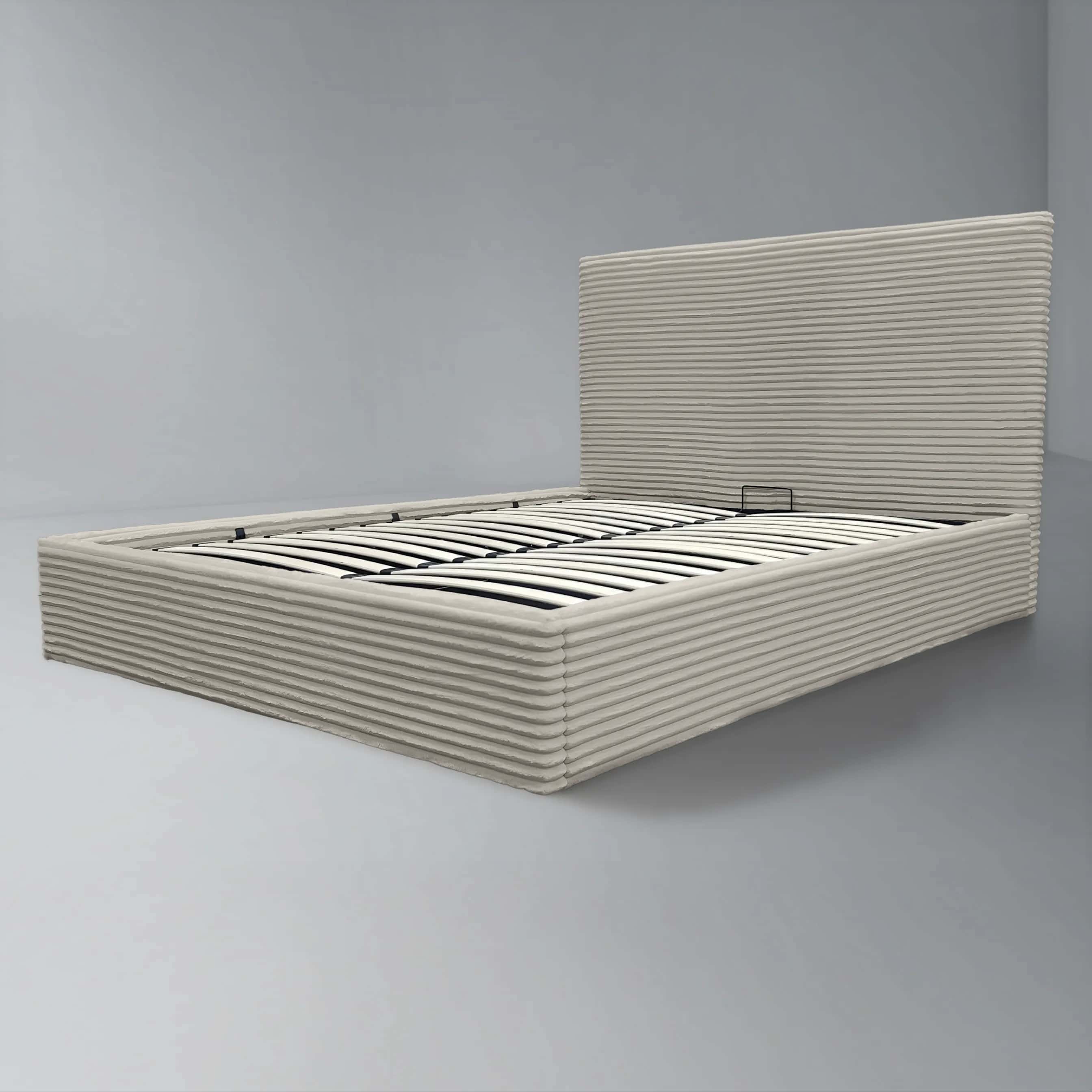 Łóżko LOUIS 140×2×115 taupe – miniatura 9