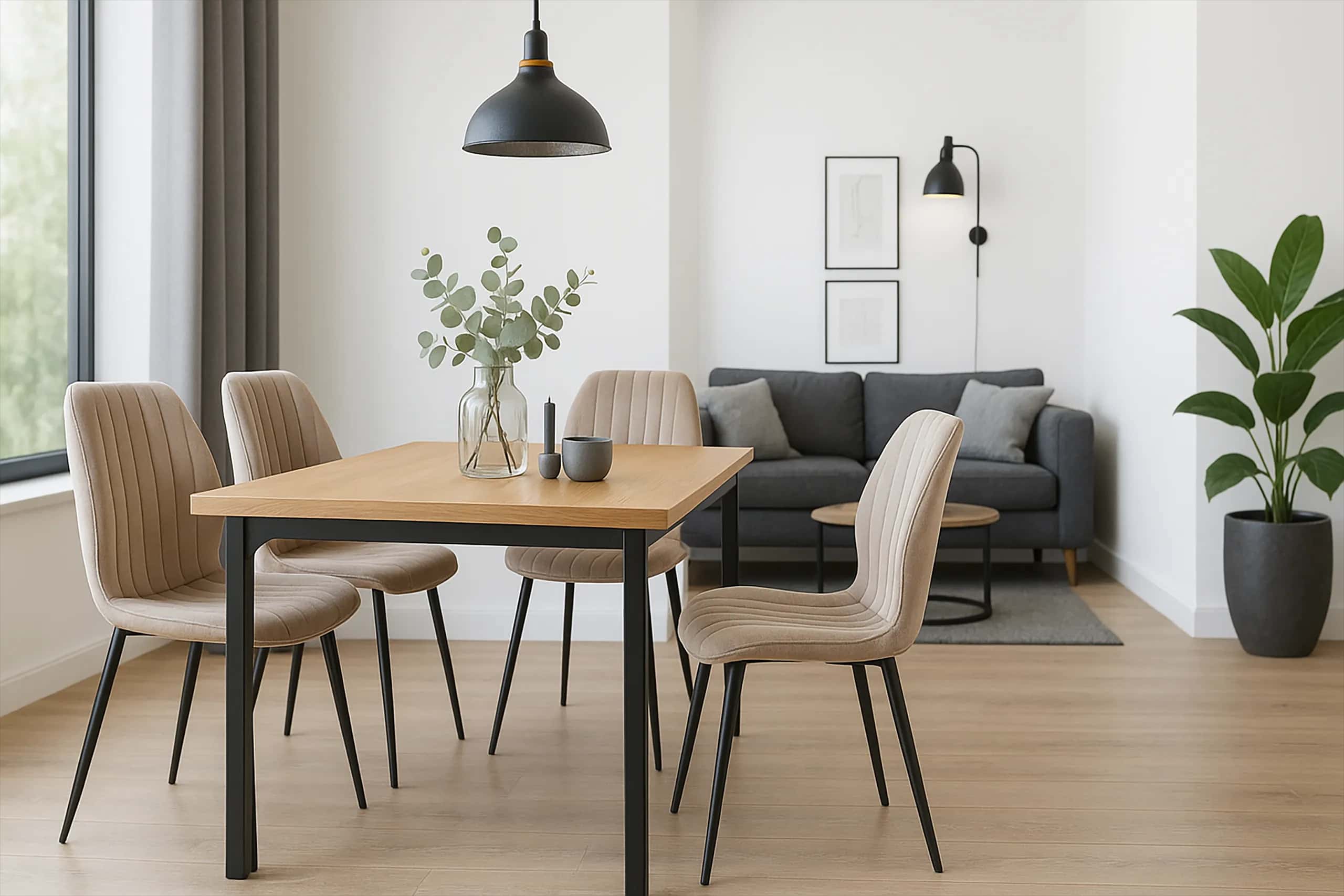KT119 Krzesło Zoya PAS VEL Taupe – miniatura 6