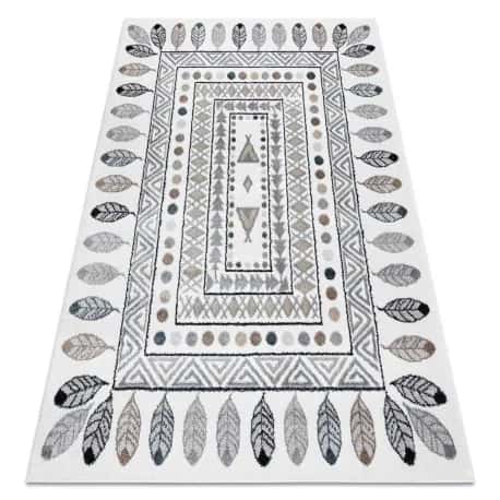 Dywan FUN Teepee dla dzieci, wzór indiański, ramka – miniatura 1