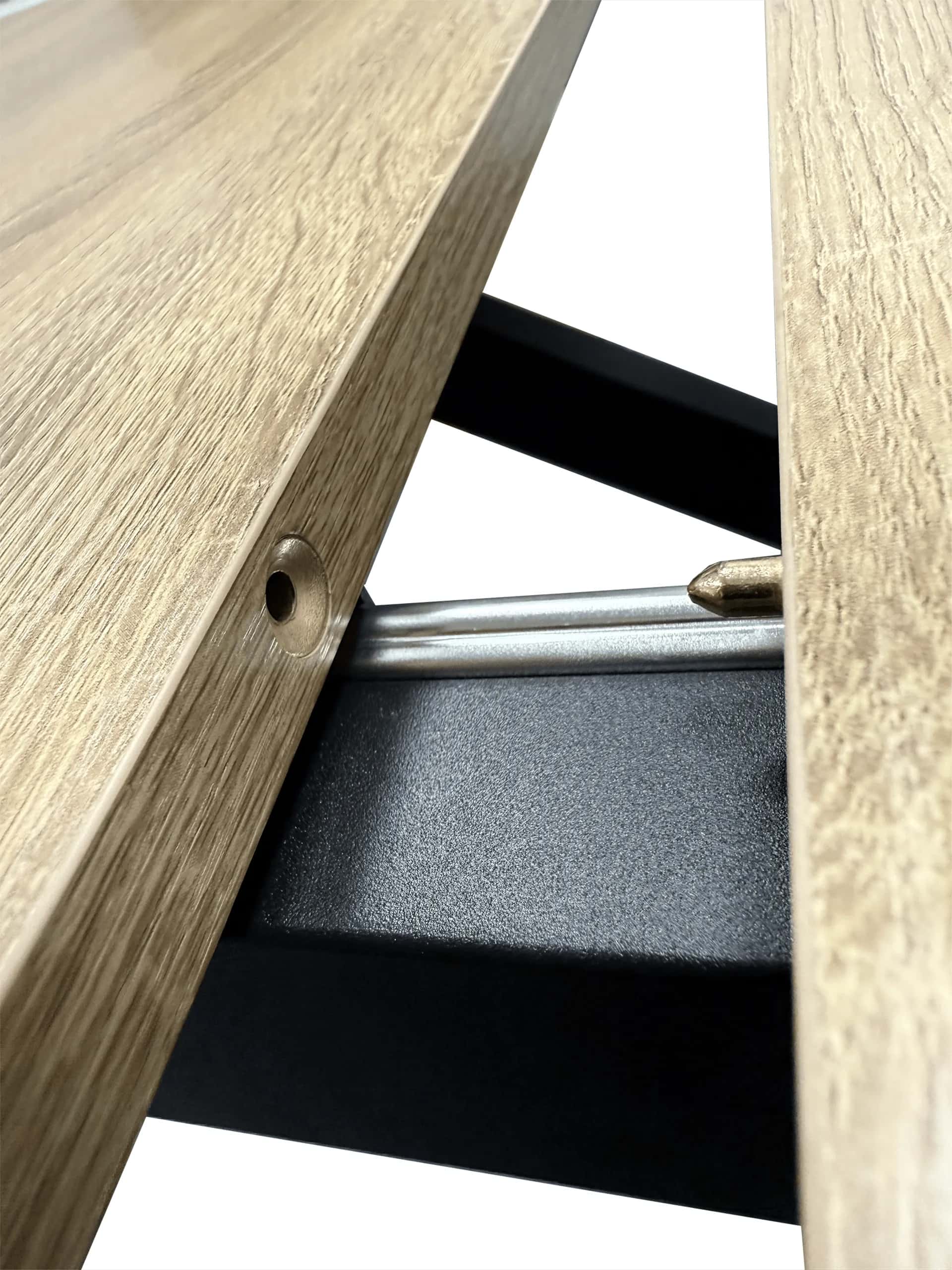 Stół LEANDER 120-160×80×75 złoty dąb – miniatura 10