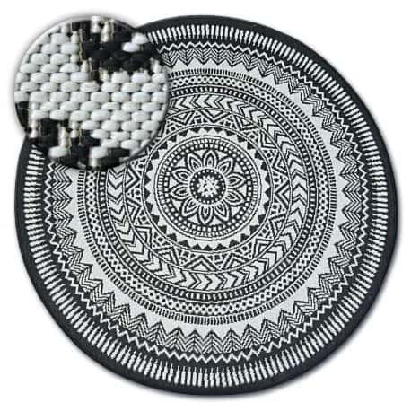 Dywan koło SZNURKOWY SIZAL FLAT 48695/690 WITRAŻ – miniatura 1