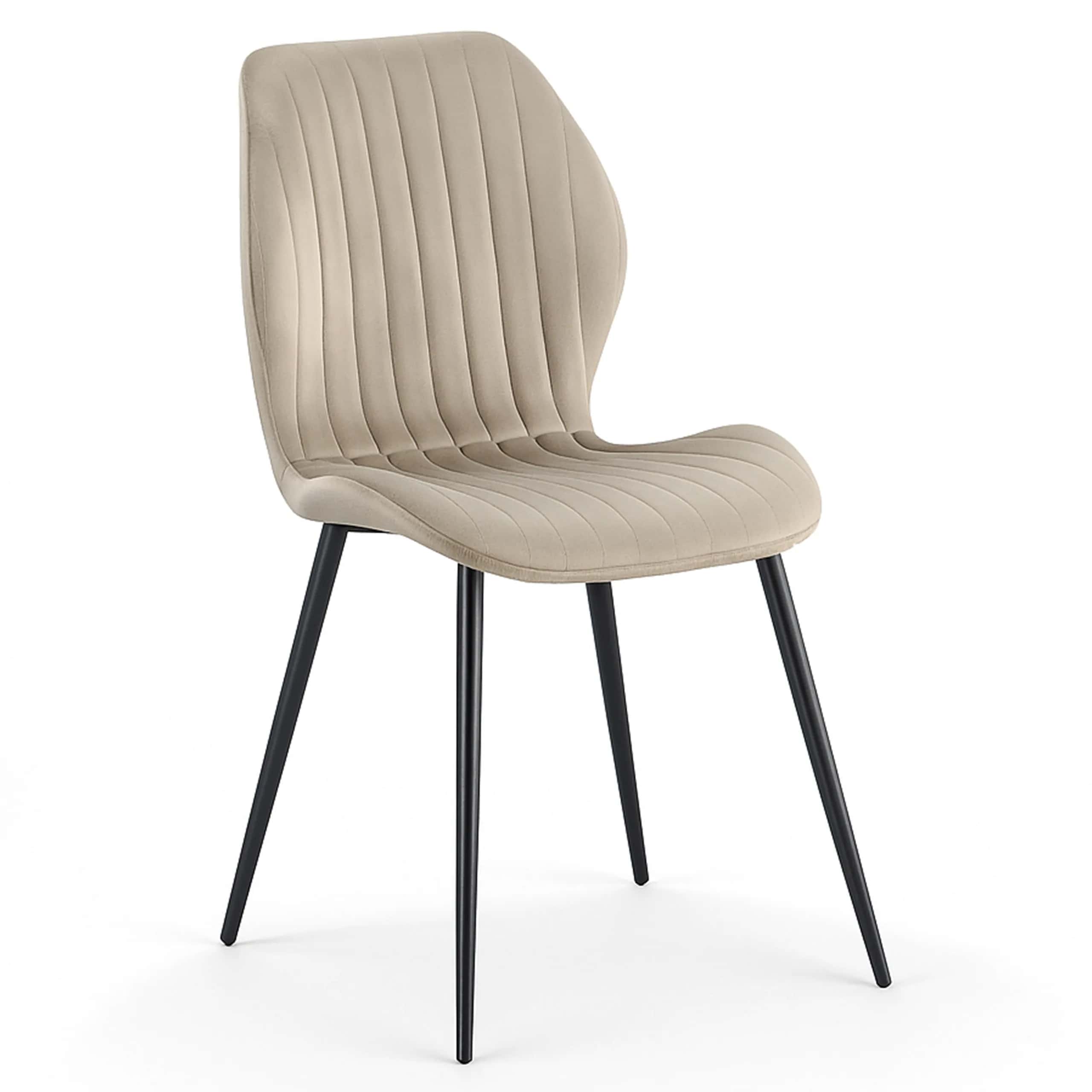 KT119 Krzesło Zoya PAS VEL Taupe – miniatura 2