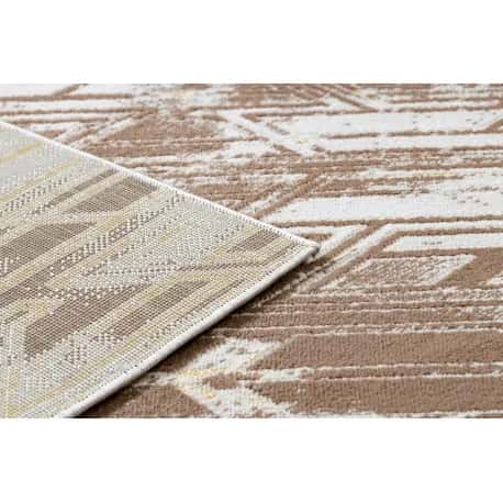 Dywan MEFE nowoczesny B402 Przecierany vintage - Strukturalny, dwa poziomy runa ciemny – miniatura 3