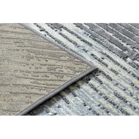 Dywan DE LUXE nowoczesny 2087 Jodełka Chevron vintage przecierany - Strukturalny złoty / szary – miniatura 3