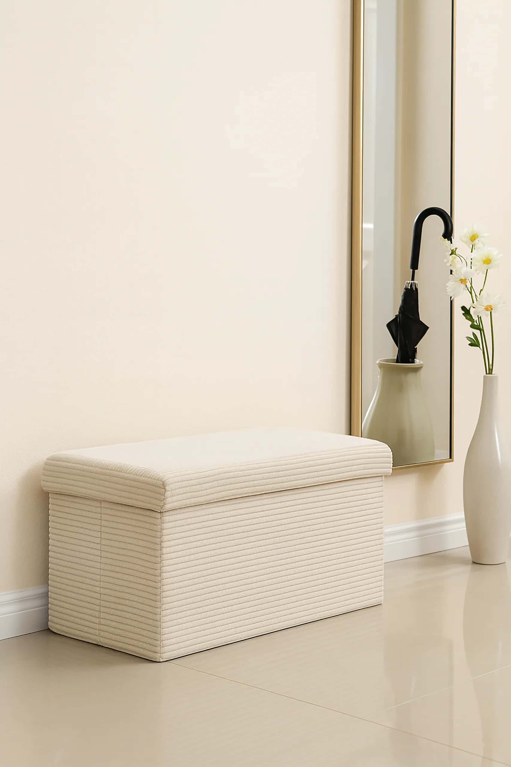 Pufa LAMPAS DUO 60x30x30cm Taupe – miniatura 3